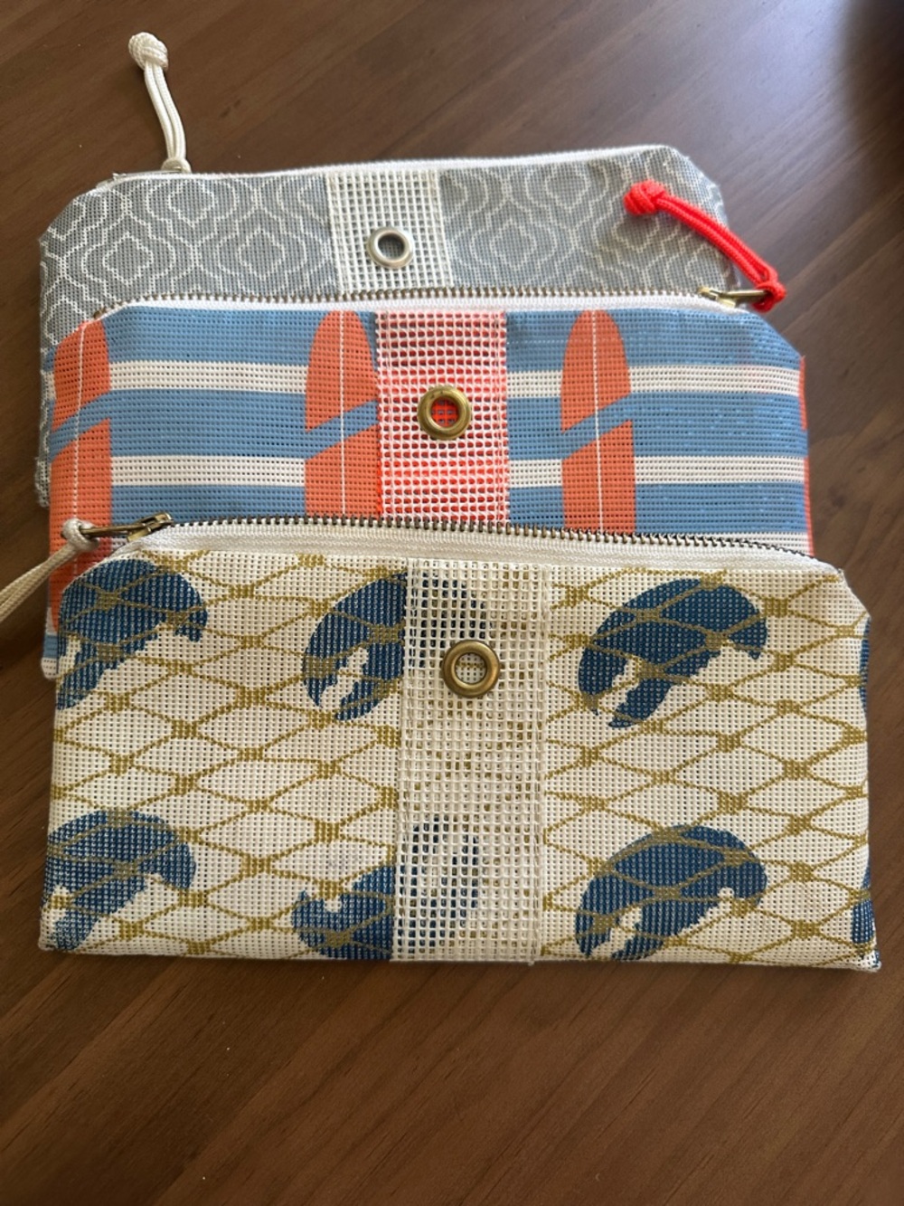 Alaina Ann Marie Patterned Zip Pouch